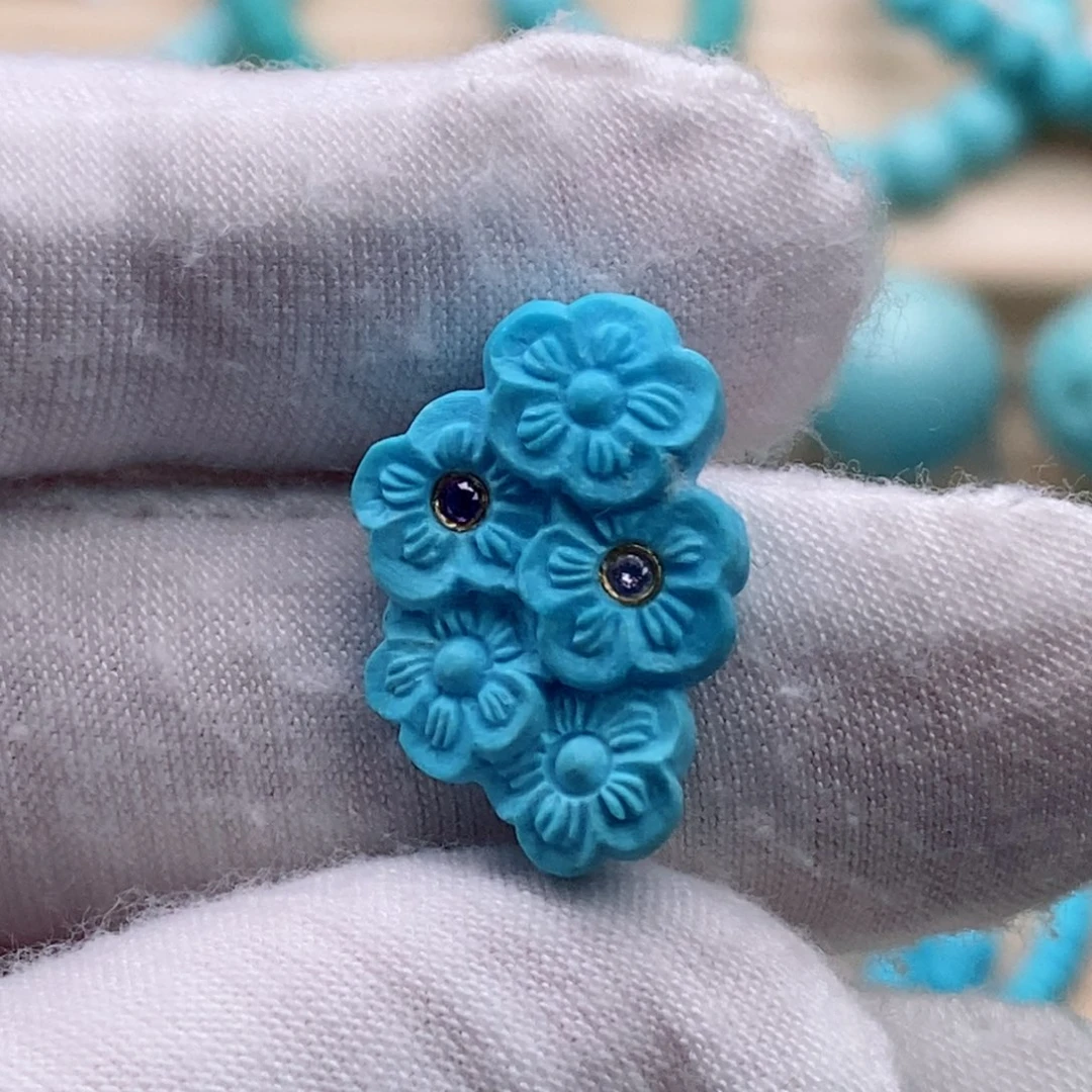 未镶嵌绿松石珠宝奇石