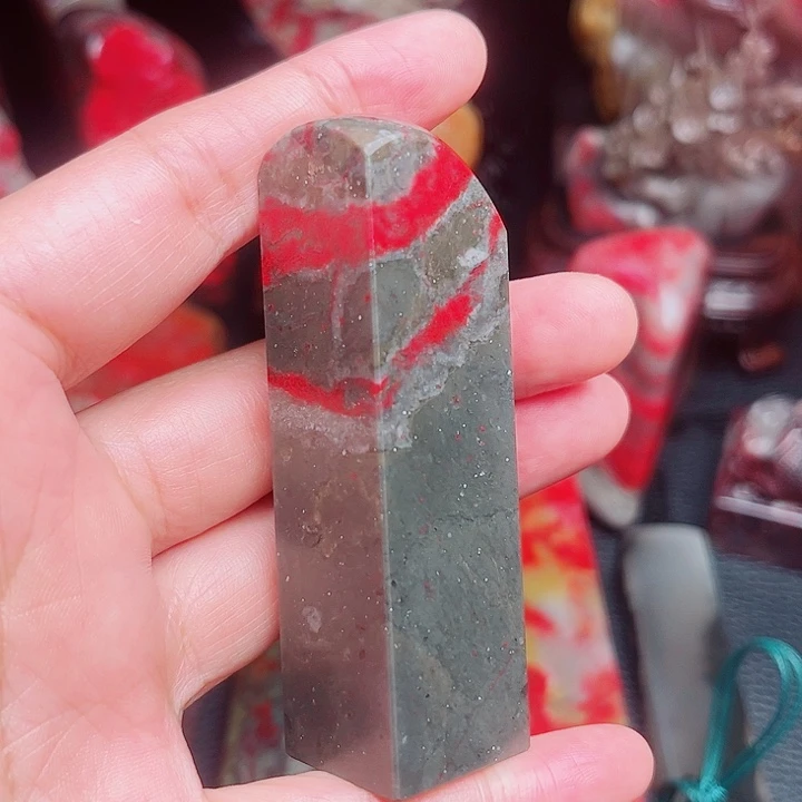 昌化石昌化鸡血石精品印章