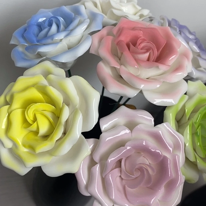 陶瓷陶瓷材料加工4朵