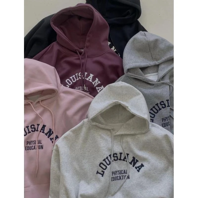 【B497-B515】连帽卫衣春秋季新款男女同款潮牌休闲上衣