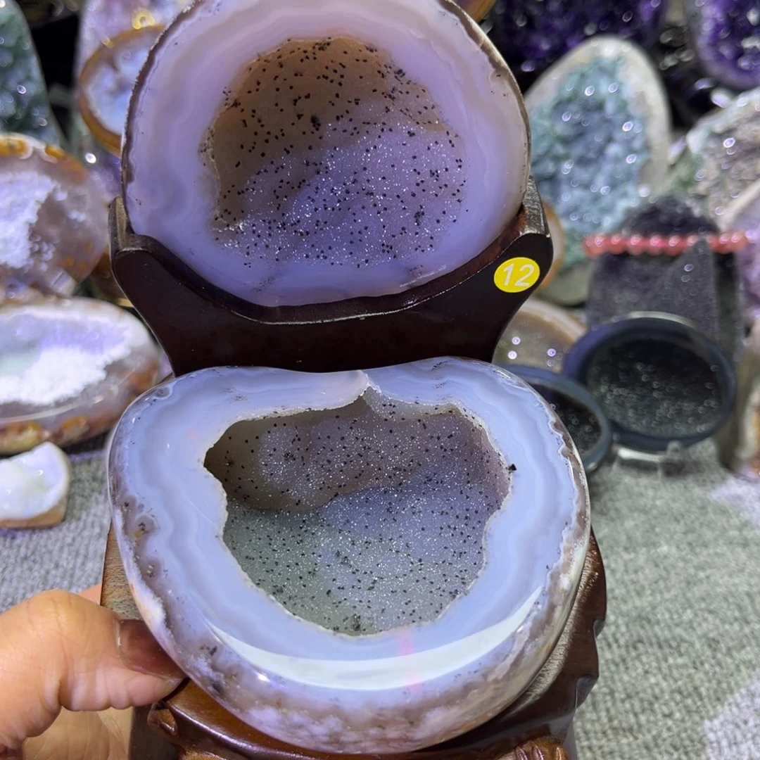 摆件紫晶未镶嵌水晶