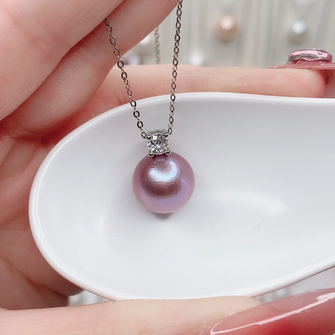 淡水珍珠吊坠(赠链)合金