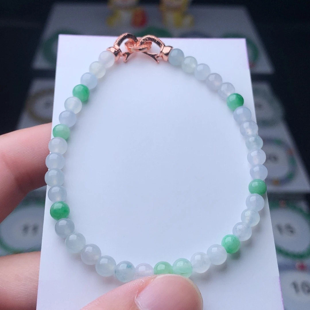 翡翠未镶嵌手链翡翠