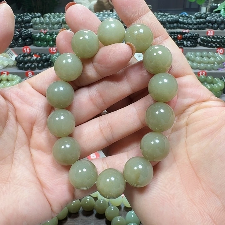 未镶嵌手链和田玉新疆且末糖卡16
