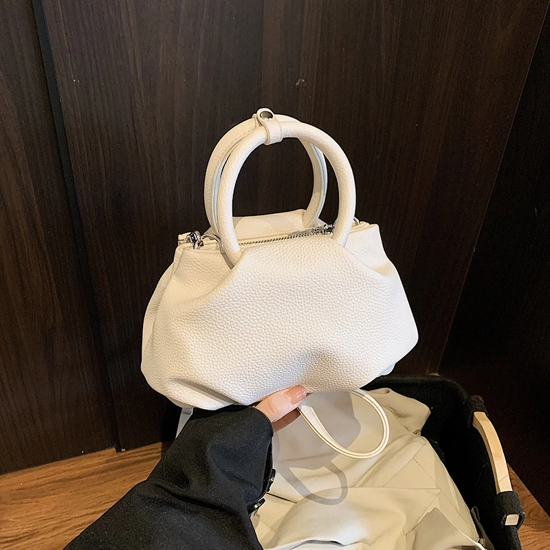 今年夏天流行高级感褶皱手提云朵包包女2025春女款包包单肩斜挎包
