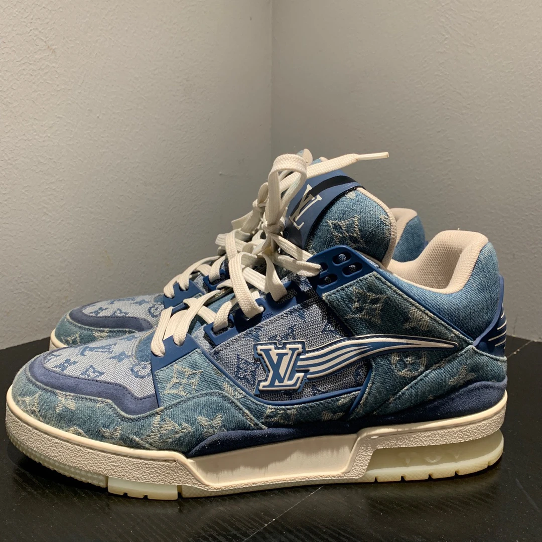 LOUIS VUITTON  LV 路易威登/06643/trainer 蓝牛仔 42