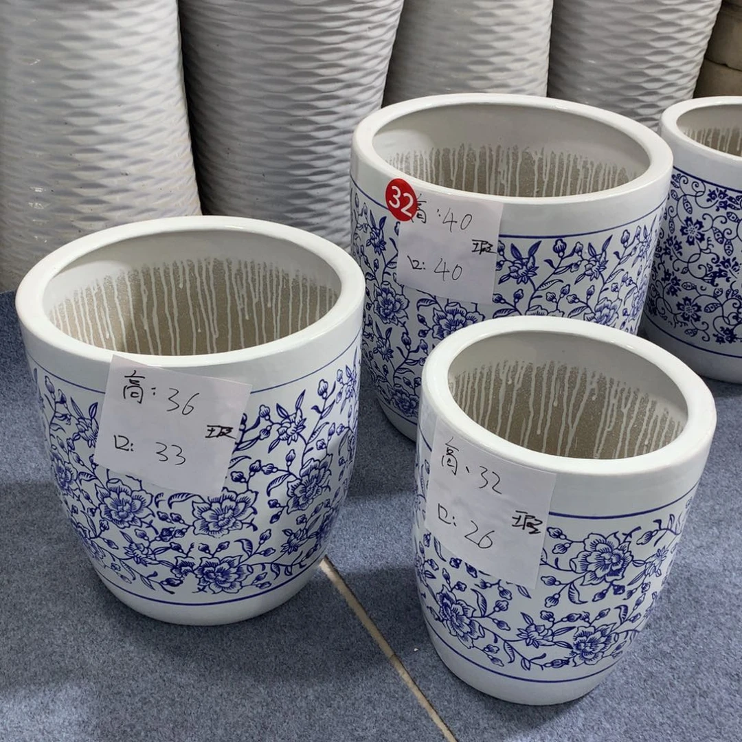 高温陶瓷花盆微瑕