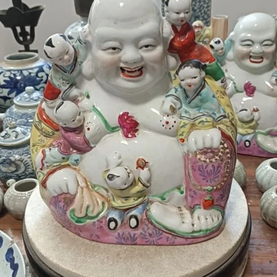 陶摆件青花陶瓷摆件粉彩陶瓷摆件粉彩陶瓷