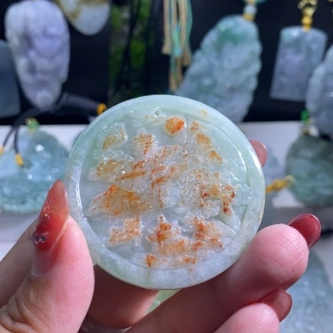 【闪购商品】颈饰未镶嵌翡翠山水