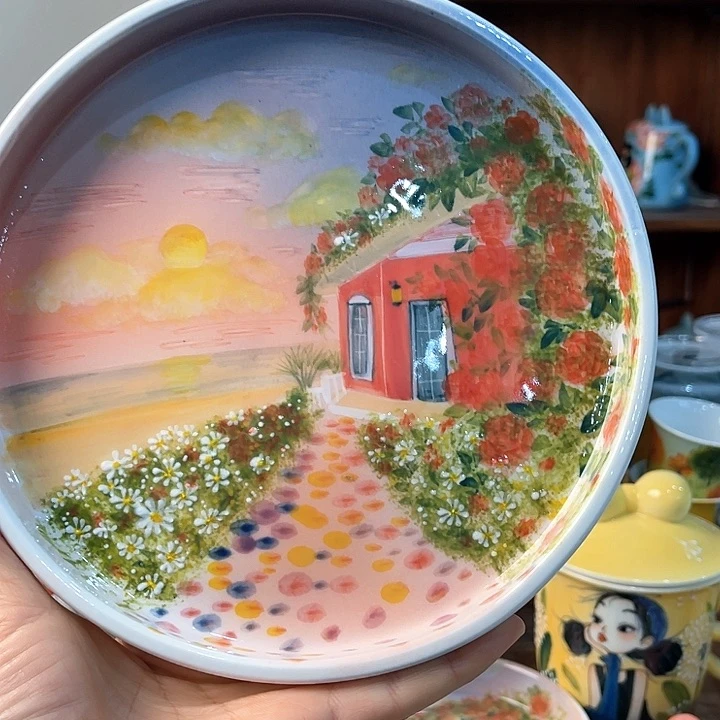 陶景德镇釉下手绘陶瓷