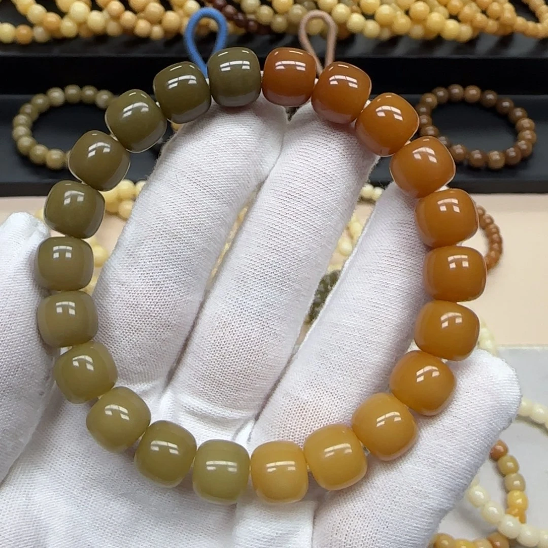 菩提根/象牙果手串10*11 双渐变 5年