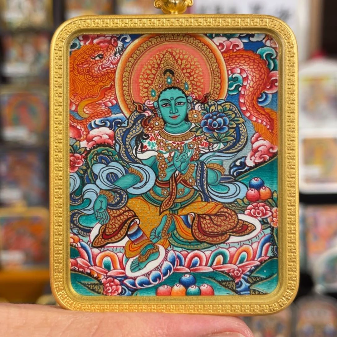 装裱画龍*亮亮热贡唐卡……呼噜唐卡