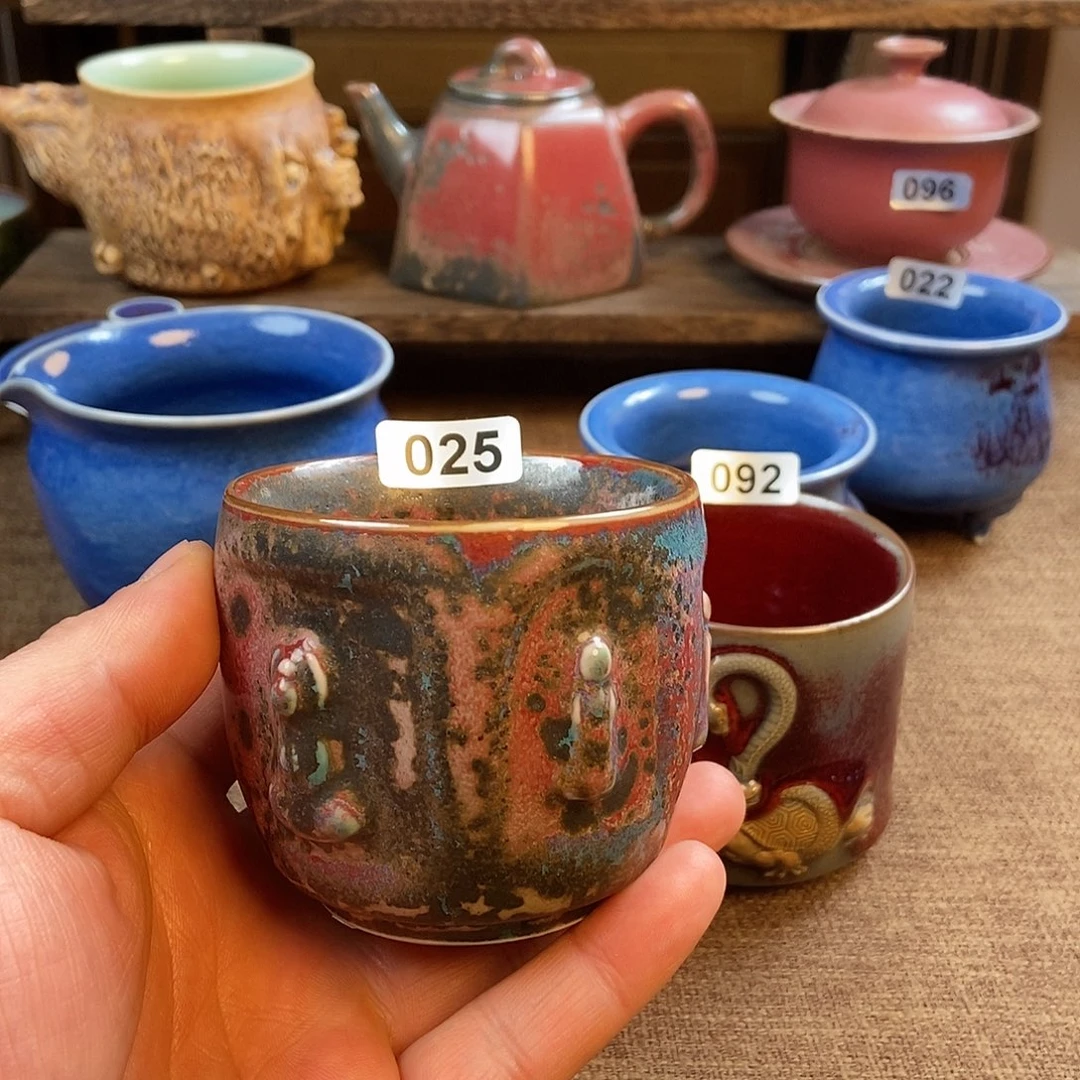 瓷片無*钧瓷钧瓷艺术作品