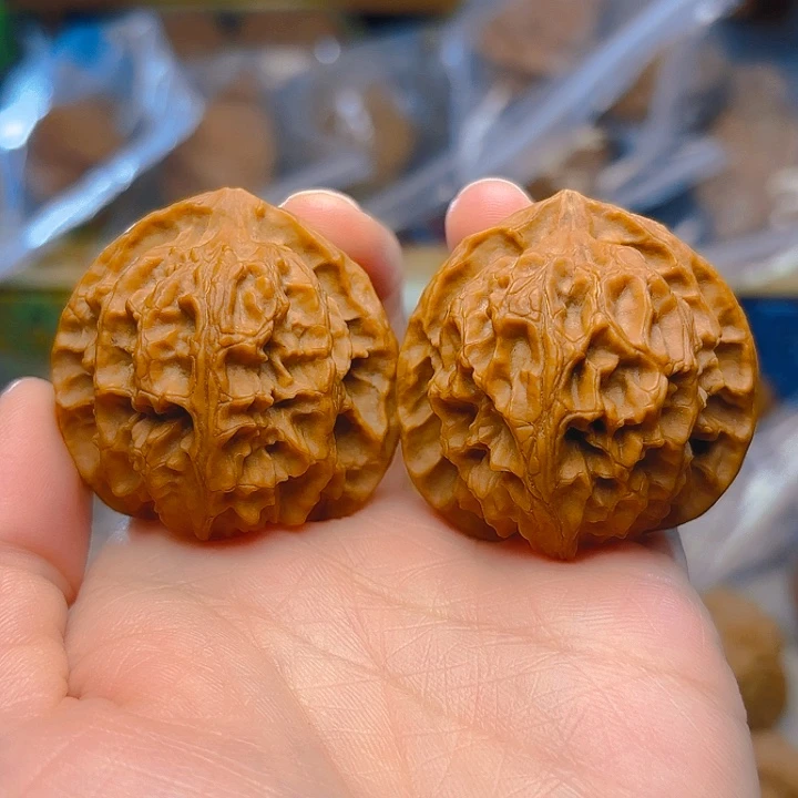 青***阳吊坠文玩核桃苹果园40