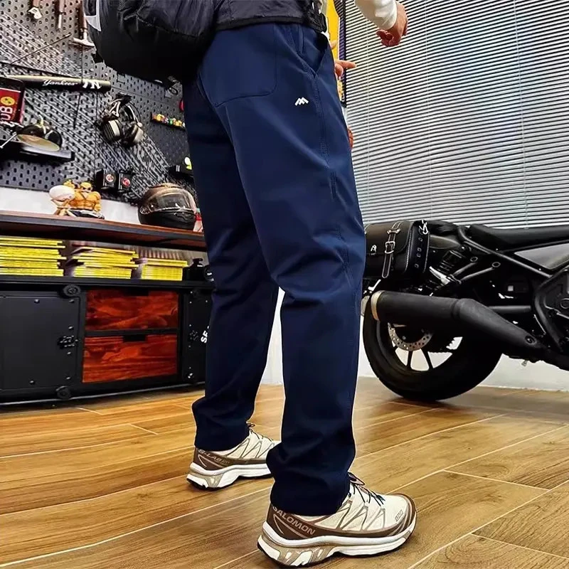 力荐！秋冬新款 男士户外防风防泼水休闲运动长裤休闲裤宽松男裤