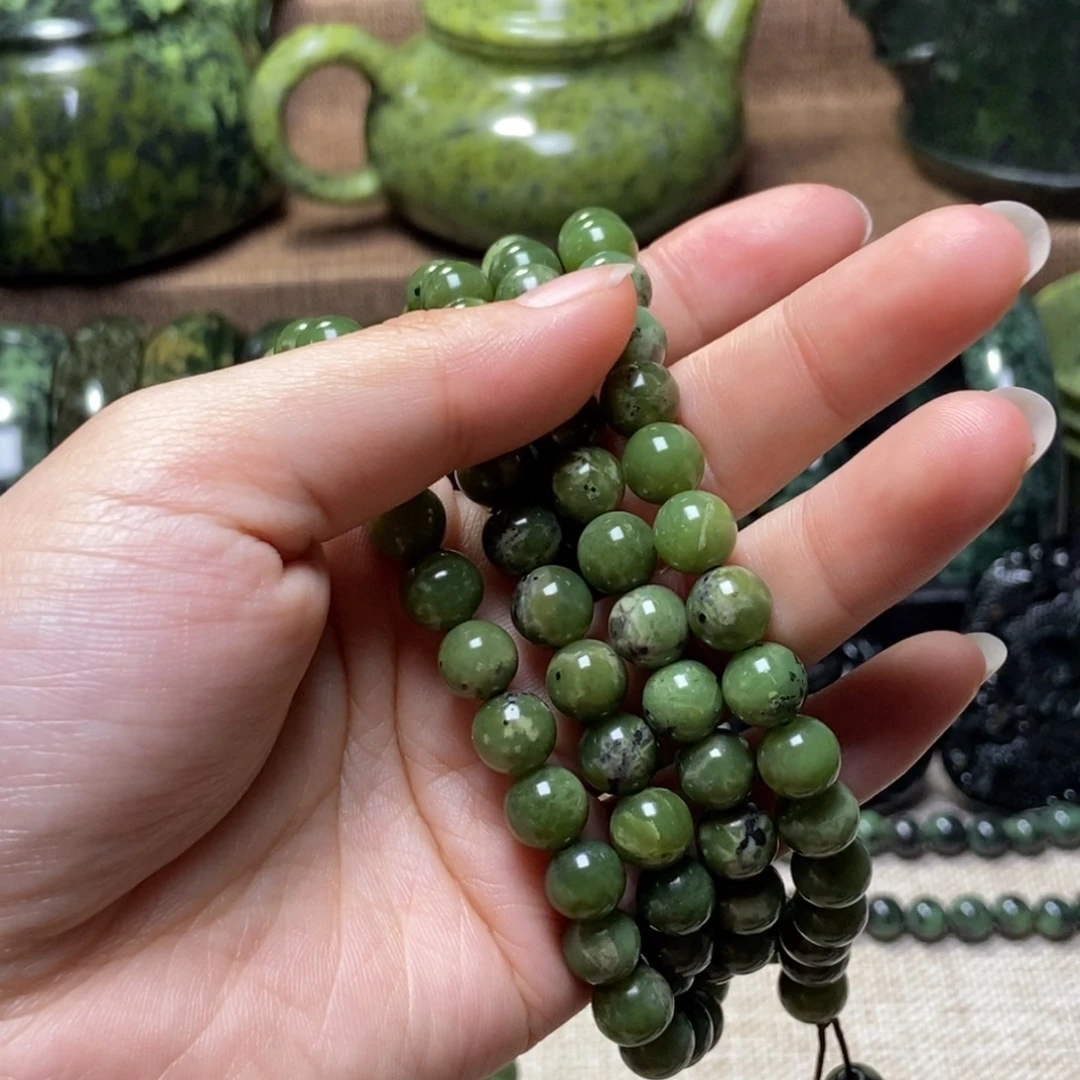 脱***马蛇纹石玉未镶嵌药王石