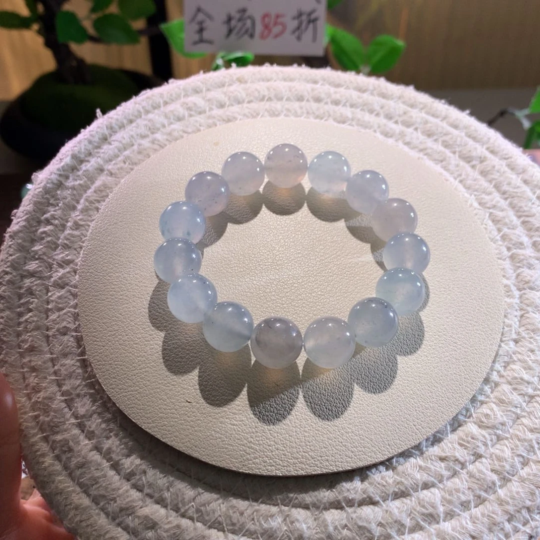 散珠翡翠天然缅a乌鸡手串特价