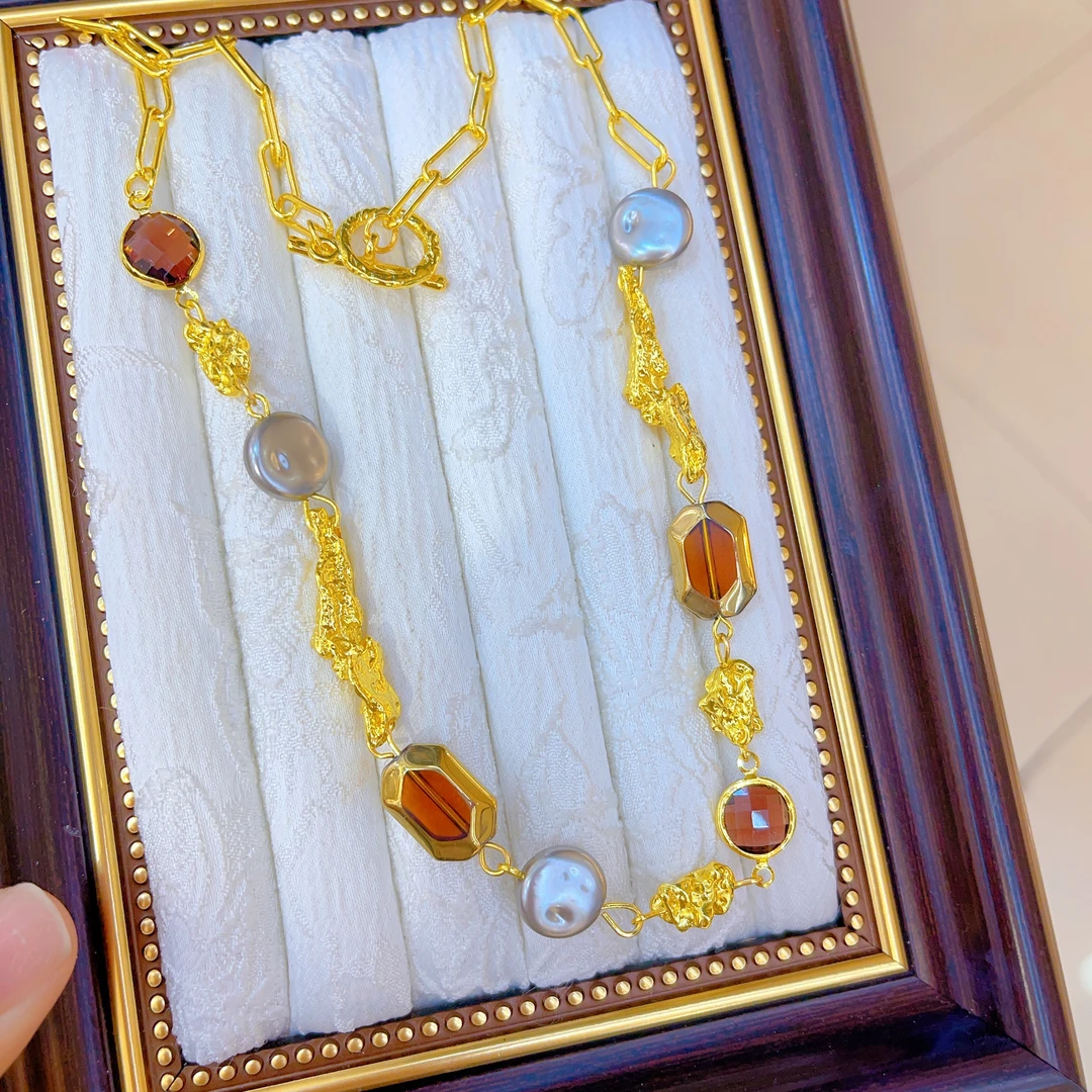 钛钢项链 2029爆款白搭时尚金色钛钢保色白搭时尚