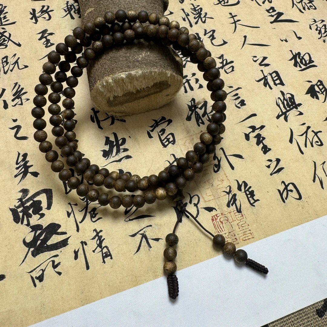 沉香沉香奇楠5mm多圈圆珠9克➕