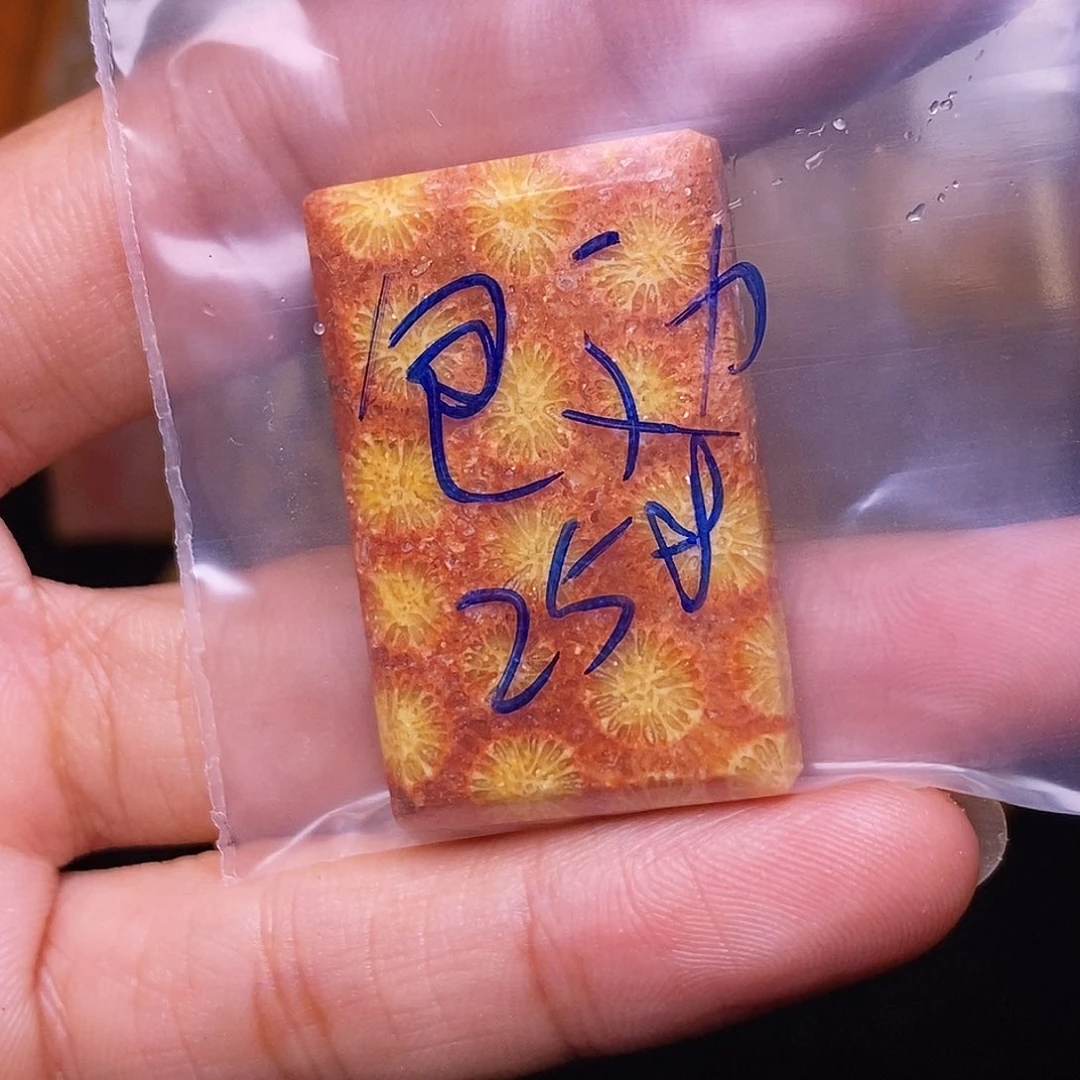 小***画硅化玉合金珊瑚玉