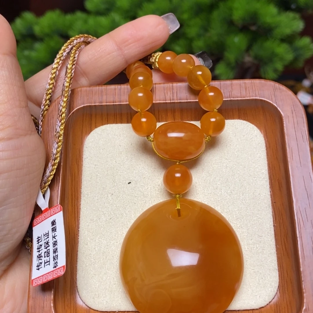 【闪购商品】蜜蜡颈饰未镶嵌项链