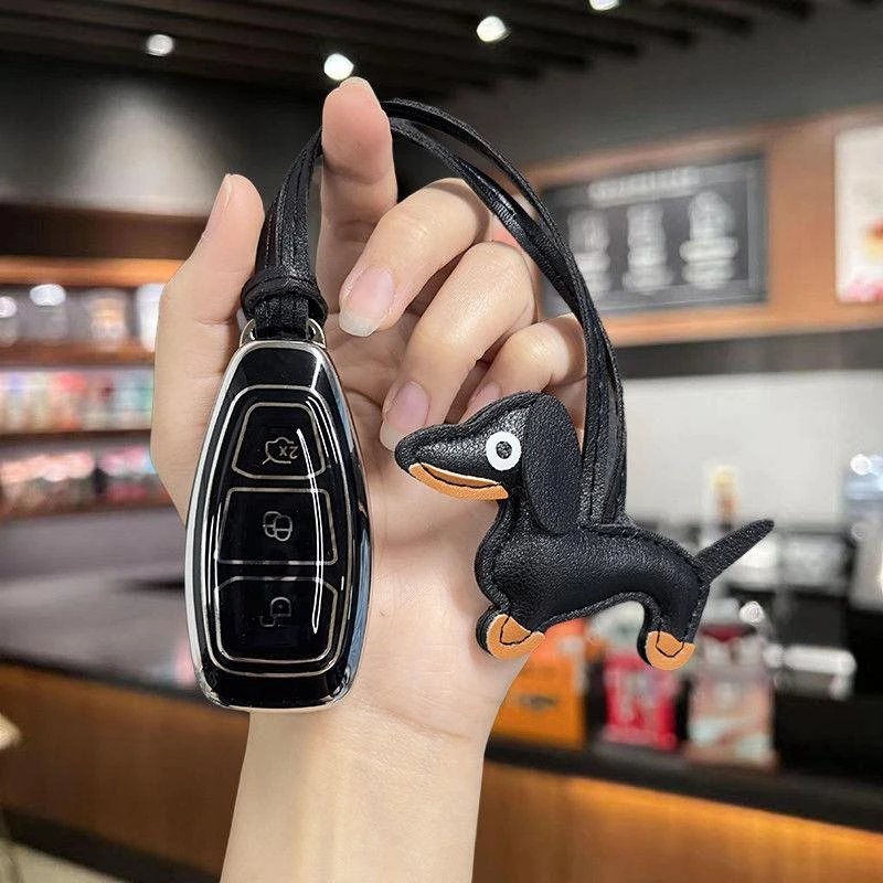 福特翼虎钥匙套老款福克斯嘉年华翼搏蒙迪欧致胜智能汽车包壳扣女