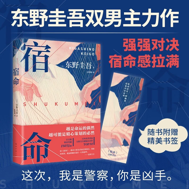 宿命 东野圭吾宿命感拉满的双男主力作 惊天反转 强强对决 小说