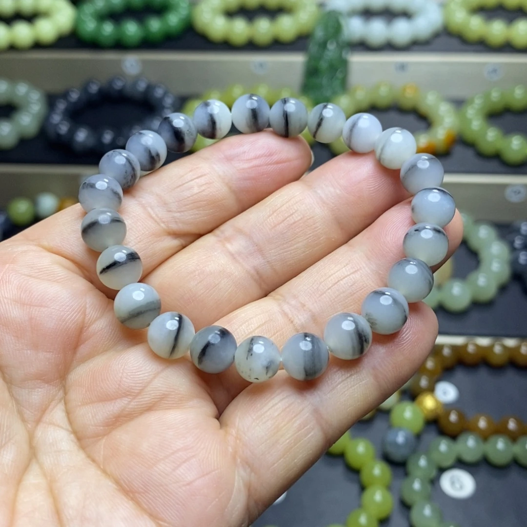 和田玉未镶嵌手串