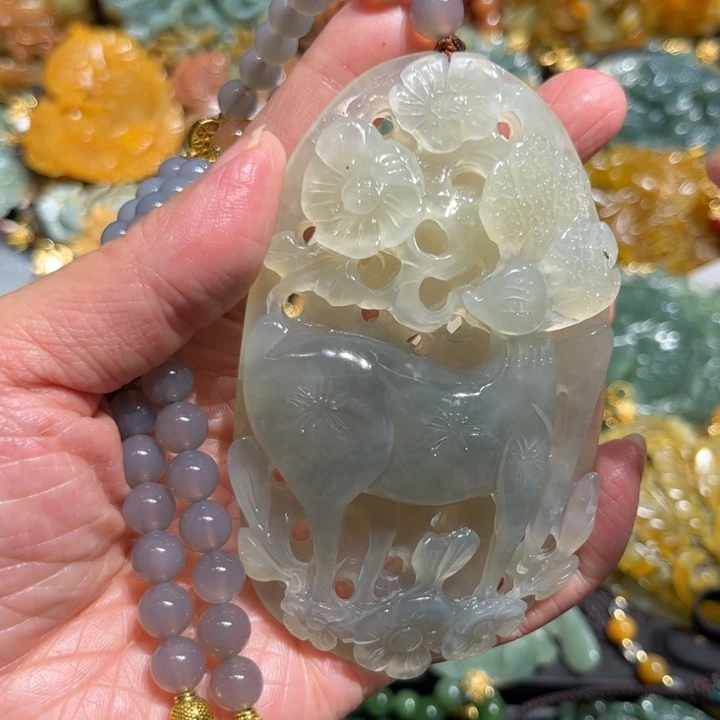 岫玉未镶嵌岫玉吊坠