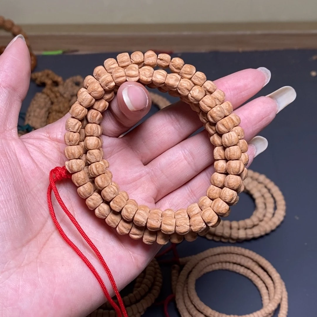 柏香籽/百香籽吊坠7红皮多愣龙脊