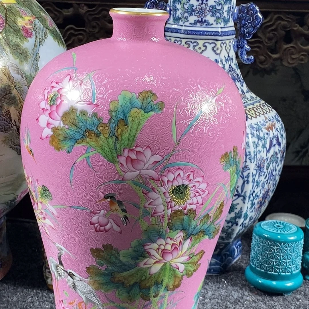 s***5陶瓷手工手绘陶瓷摆件工艺品