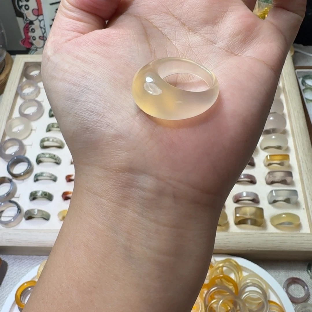 未镶嵌戒指玛瑙/玉髓847港18.5