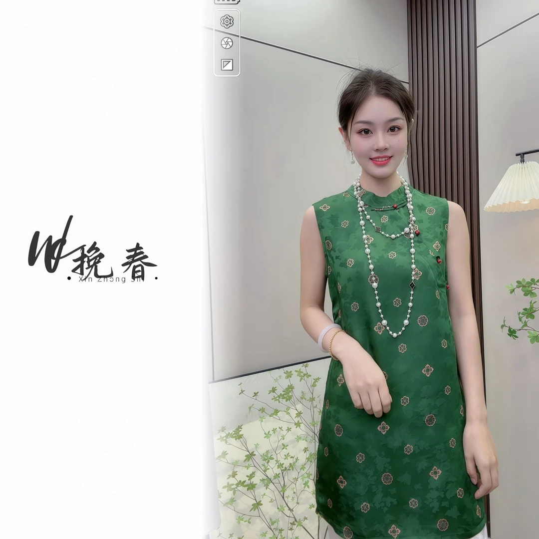 【碧梧】新中式国风时尚夏季爆款奥黛