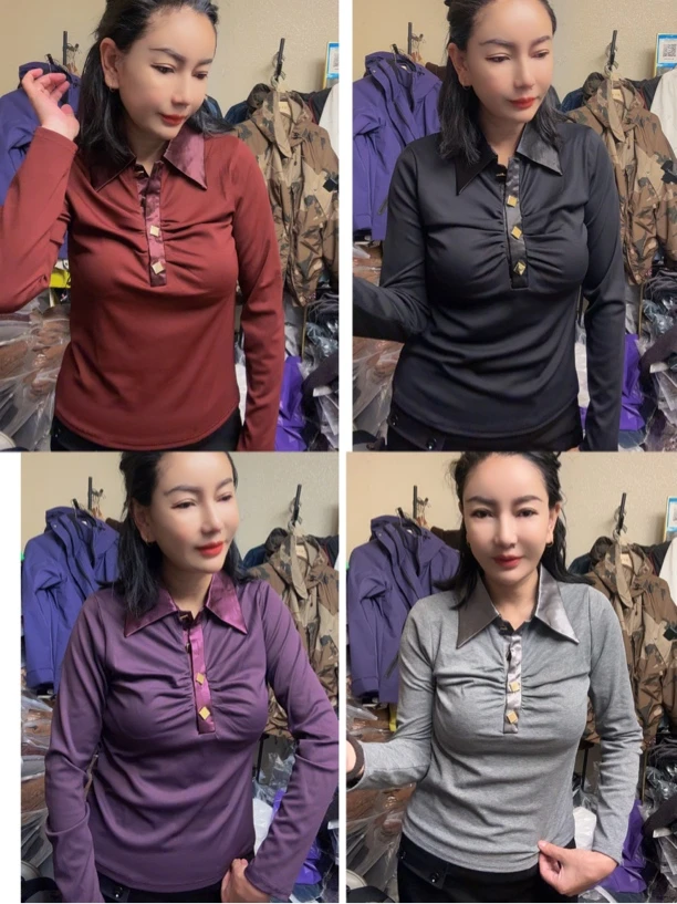 女装打底衬衣8812