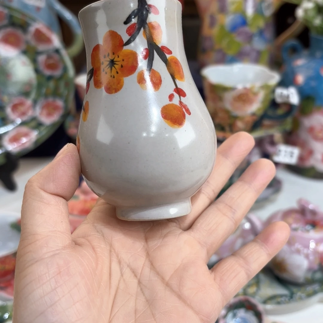 景德镇手绘高温釉下彩陶瓷茶具