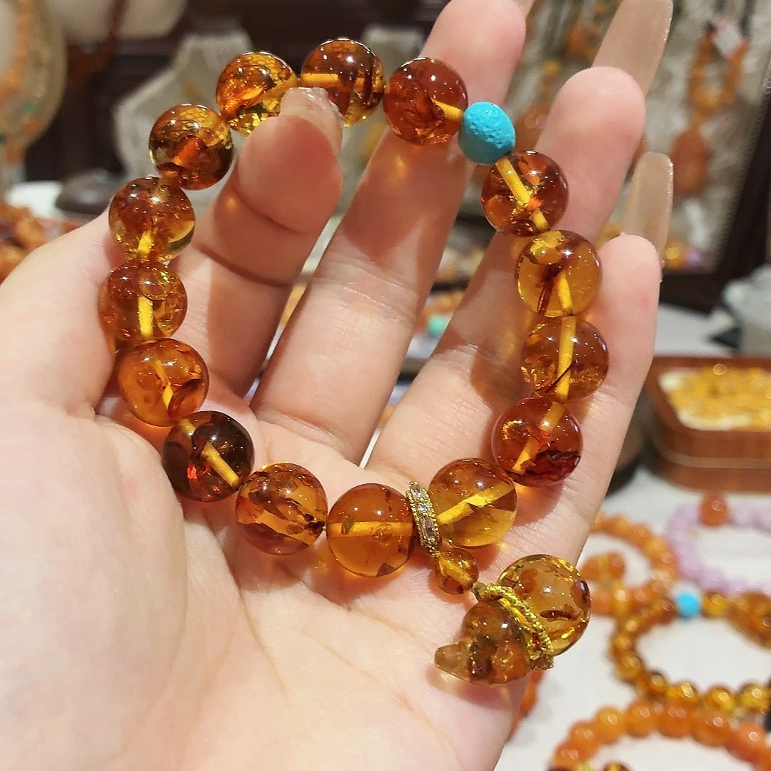 蜜蜡未镶嵌手链手串