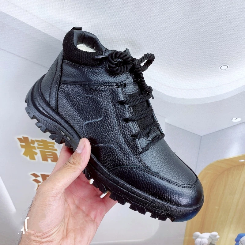 【断码清仓】马丁靴男保暖冬季加绒加厚棉皮鞋89013