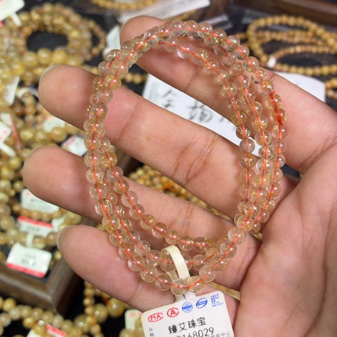 发晶手链未镶嵌卡4.5