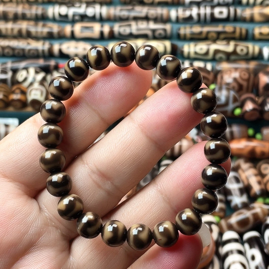 玛瑙/玉髓未镶嵌颈饰牙牙手串