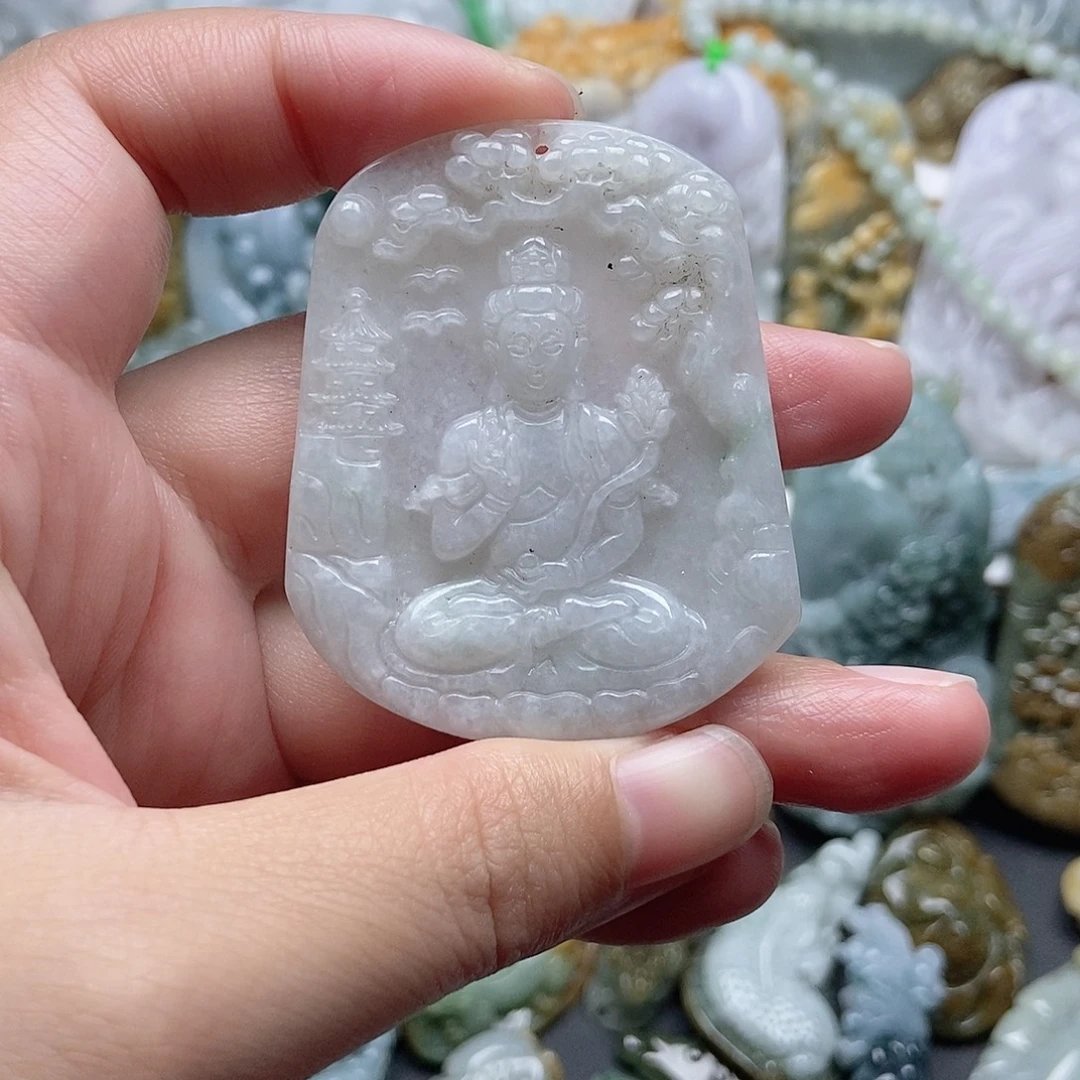 翡翠未镶嵌颈饰翡翠