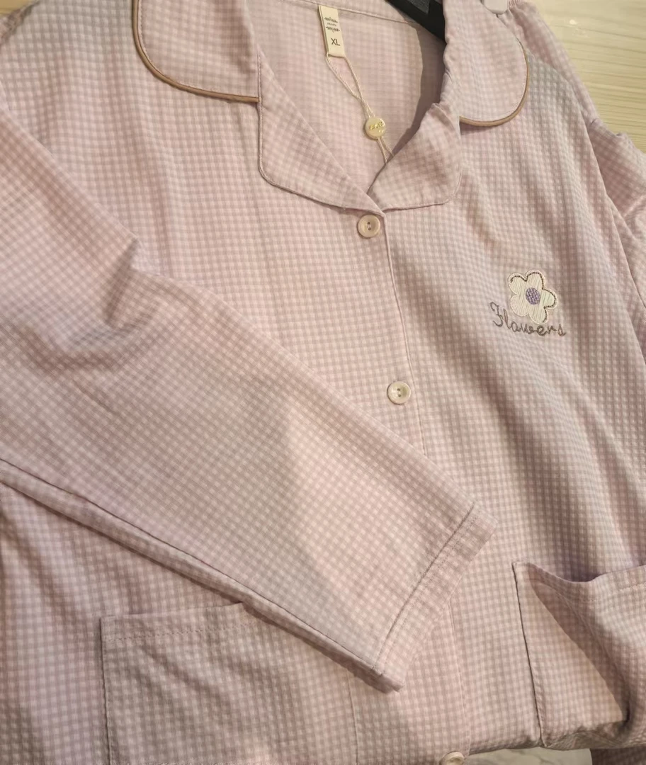 6068粉色女士睡衣