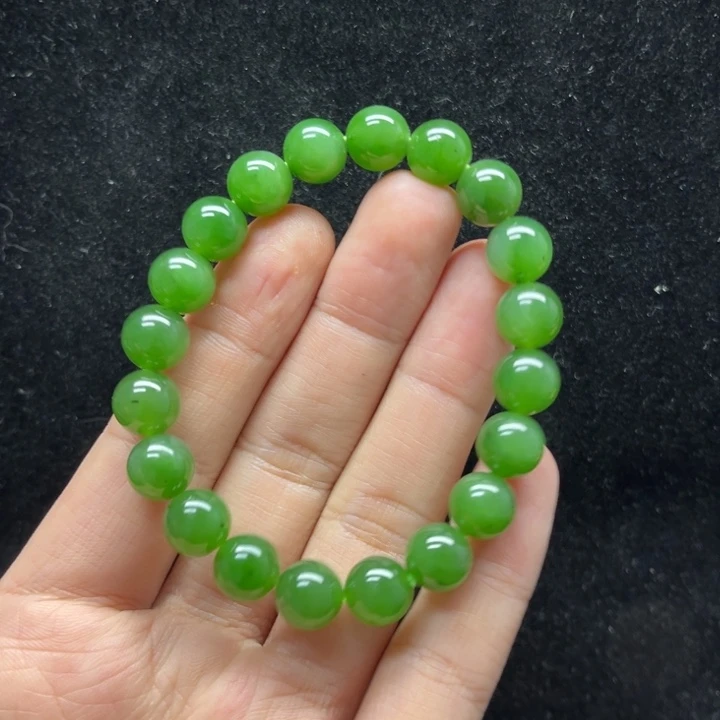 和田玉未镶嵌手链俄罗斯碧玉七号老坑料