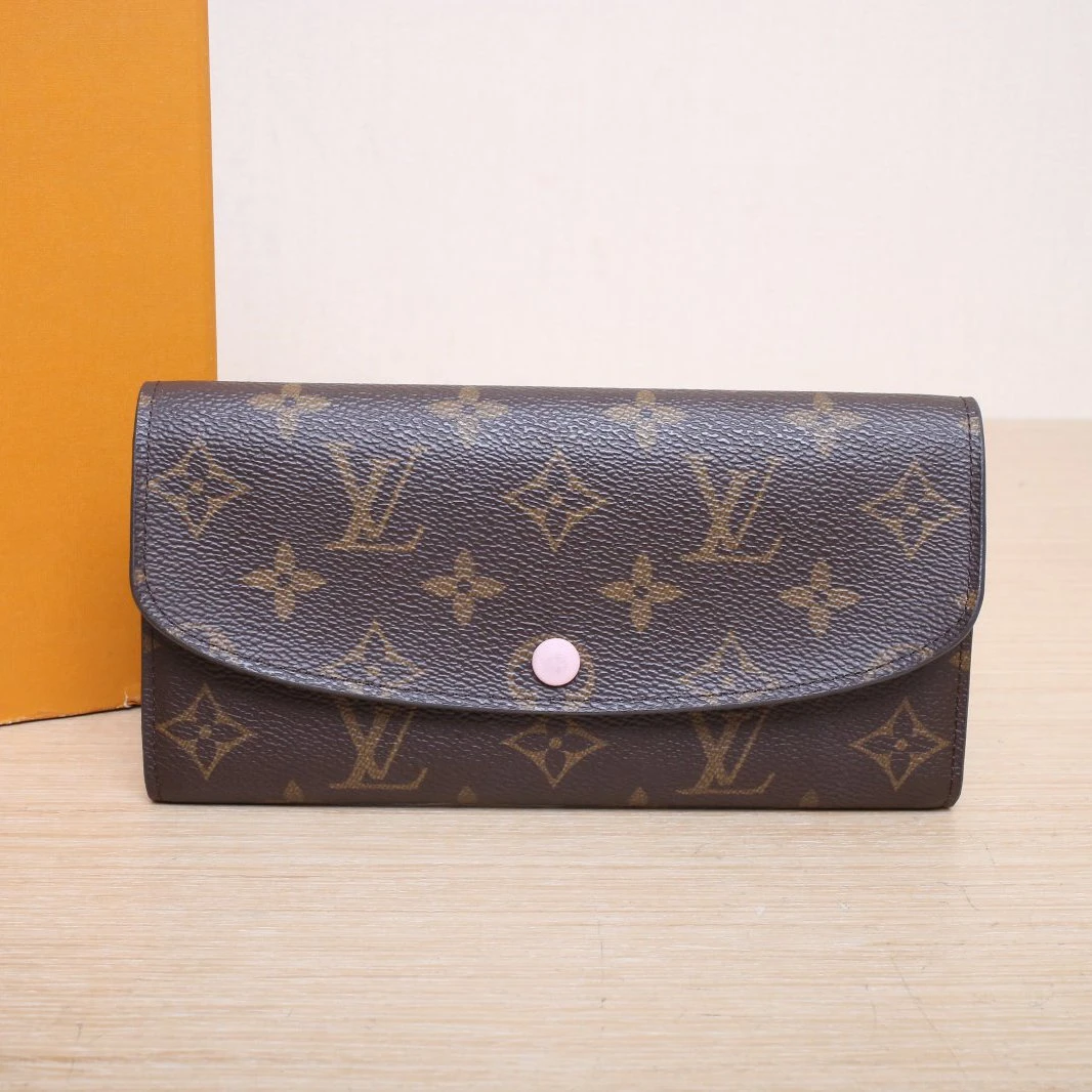 95新 LouisVuitton/路易威登 【活动双双】 老花 豆子 长款钱包