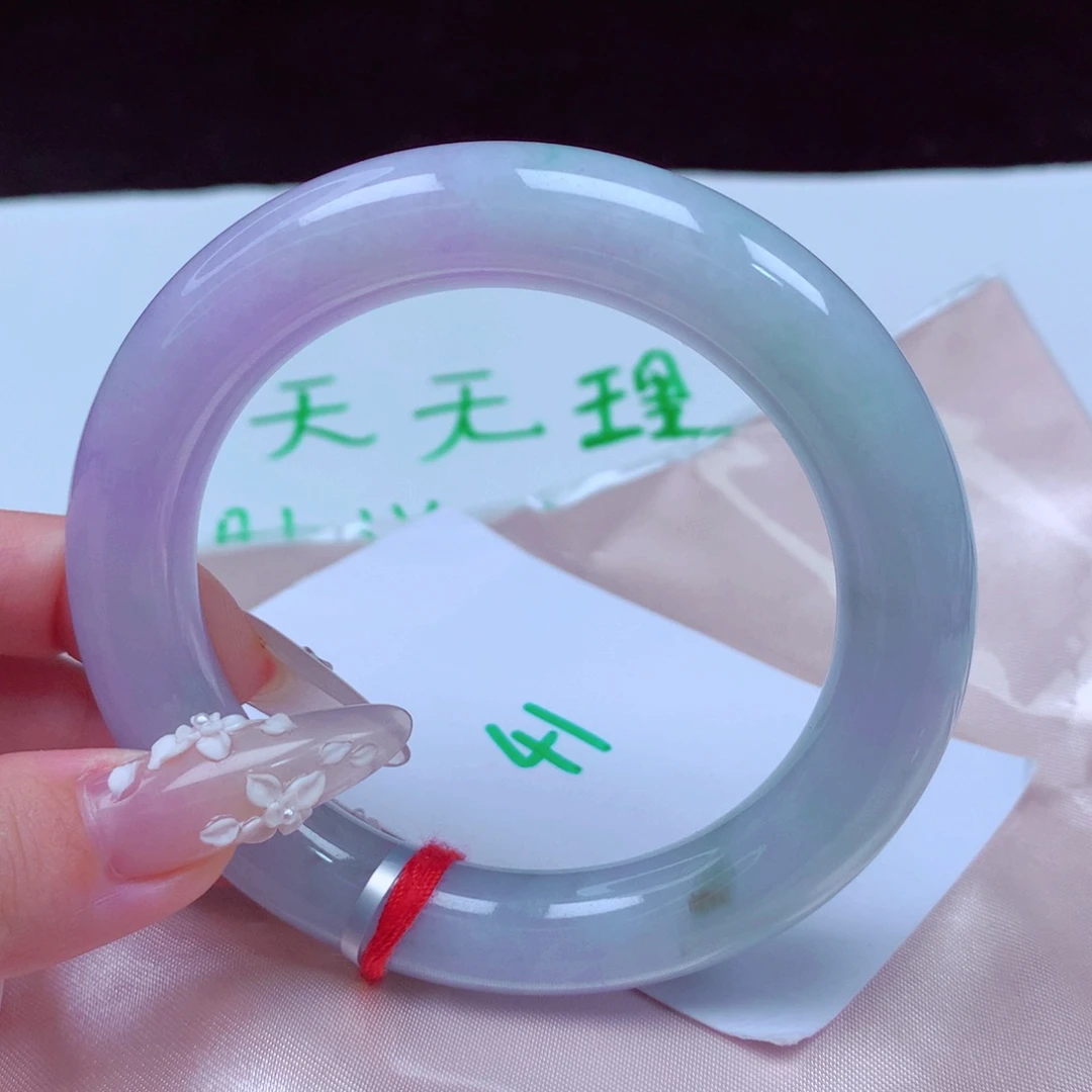 未镶嵌手镯翡翠天然缅甸翡翠A货手镯 41号