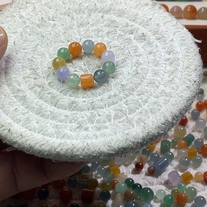 翡翠散珠未镶嵌定制翡翠卡6+