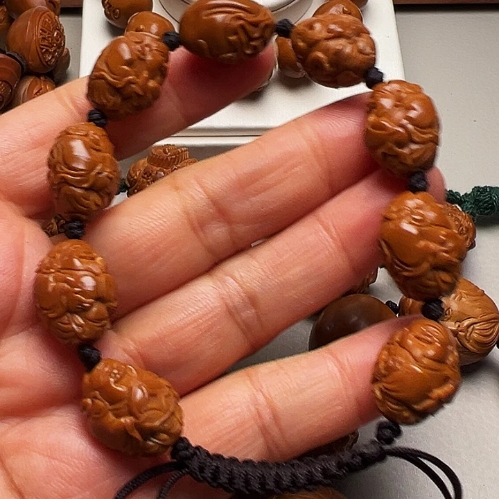 手串/手链橄榄核八方来财