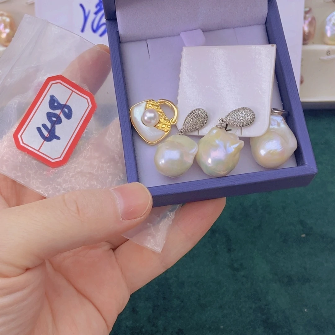 淡水珍珠颈饰银S925镶嵌