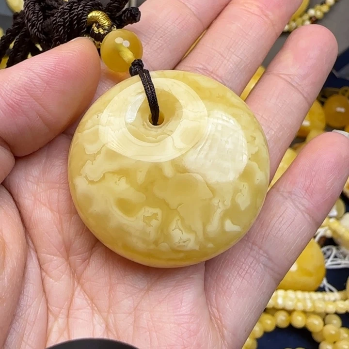缘***我蜜蜡颈饰未镶嵌天然蜜蜡