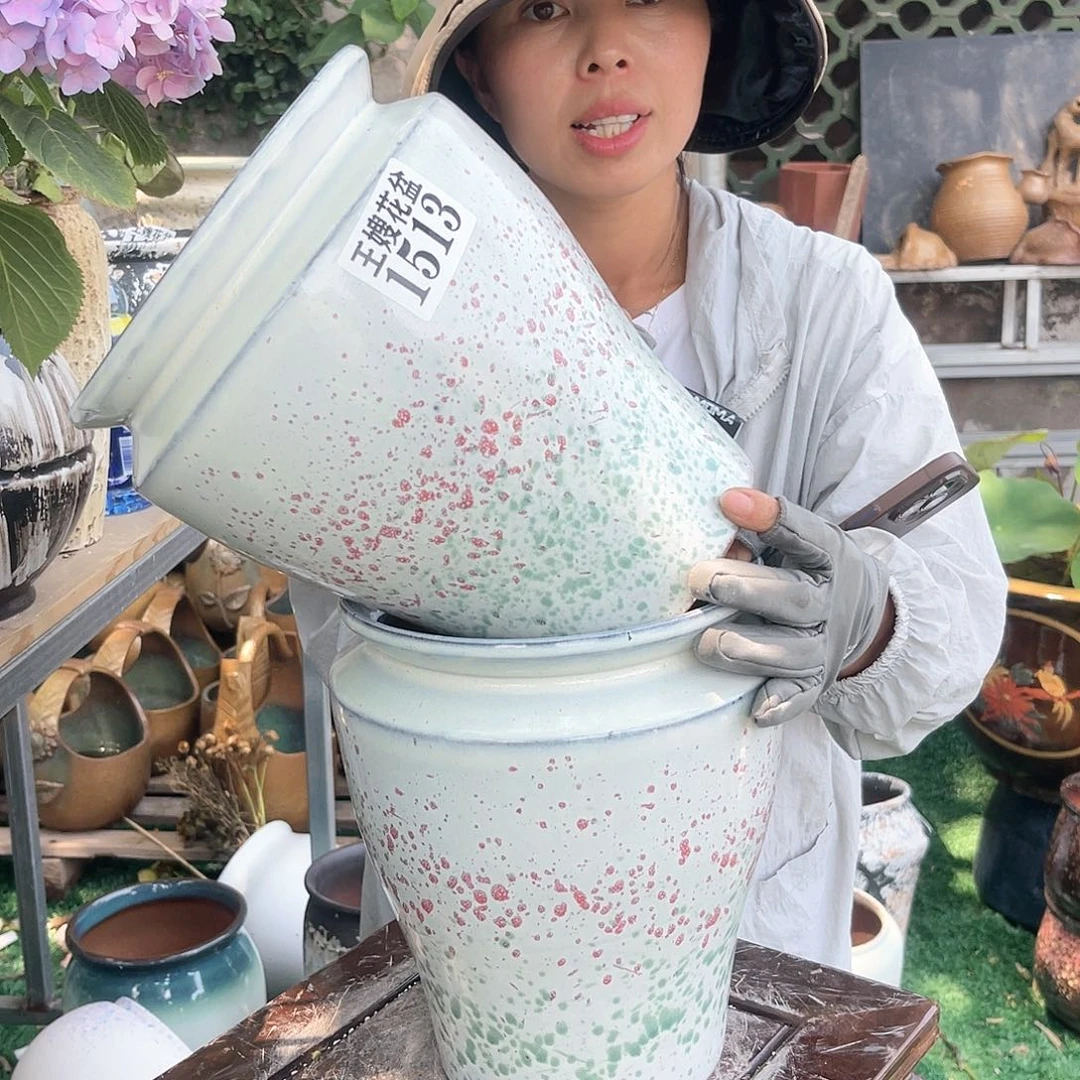 紫砂花盆王嫂花盆直播0530- 1513高20口18