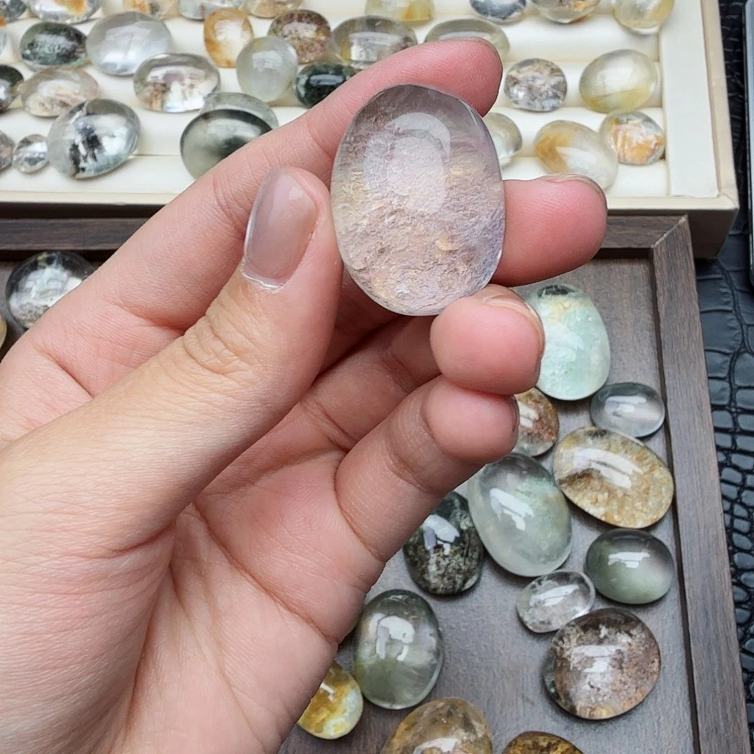 暑***人水晶珠宝半成品未镶嵌